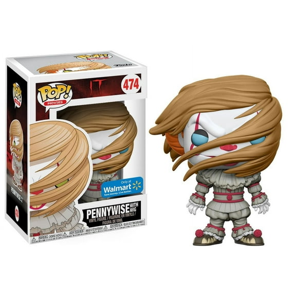 Funko POP! Movies: IT - Pennywise with Wig Walmart Exclusive