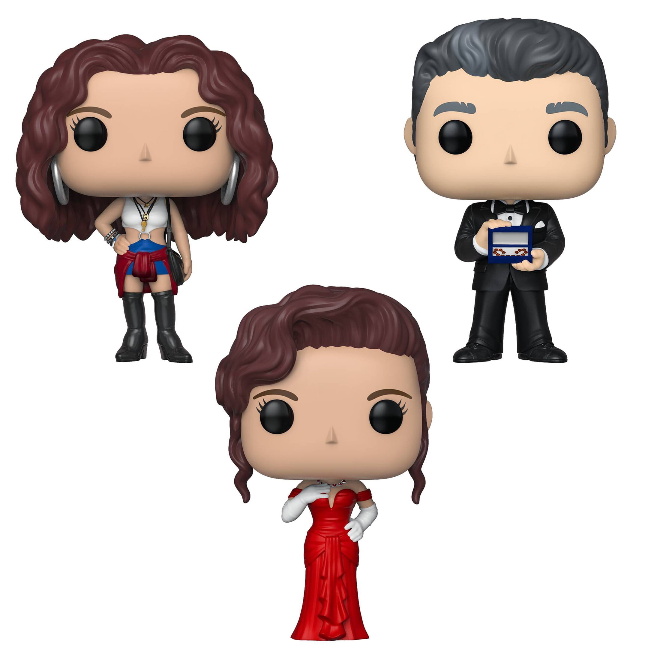 Funko POP! Movies Pretty Woman: Vivian Ward (Possible Limited Chase Edition),  Vivian (Red Dress) and Edward Lewis, (Collector's Set), Vinyl Figures 