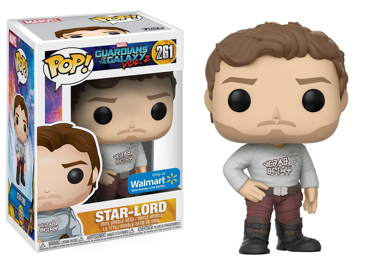 Funko POP! Movies: Star-Lord with Gear Shift Shirt Walmart Exclusive 