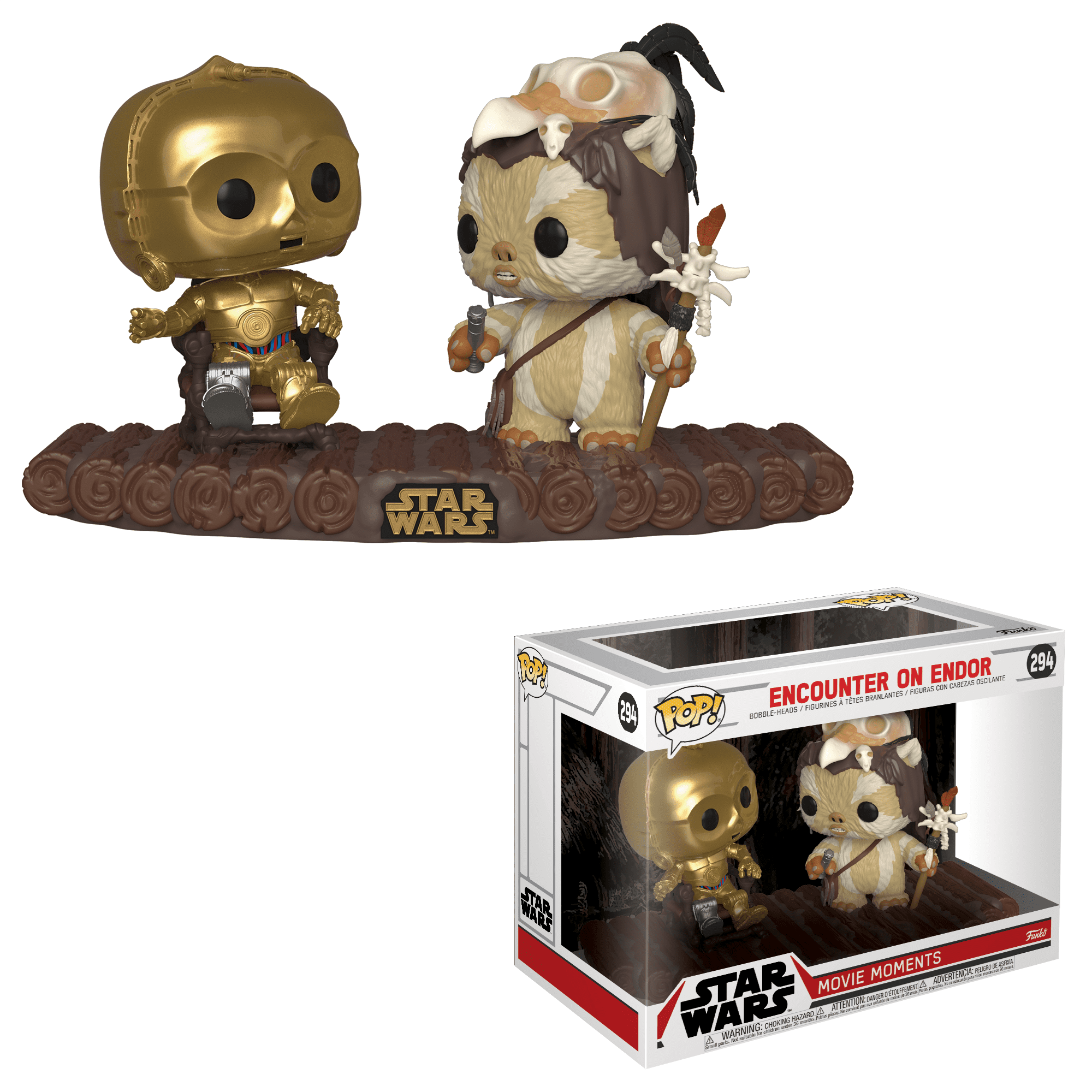 Funko POP! Movies Star Wars Movie Moments: C-3PO (on Throne ...