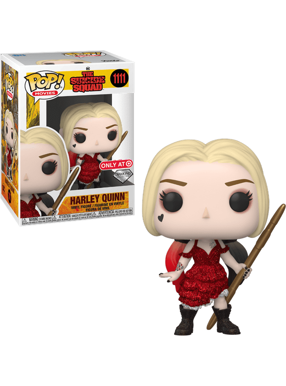Funko POP! Movies Suicide Squad Harley Quinn #1111 [Diamond Collection] Exclusive