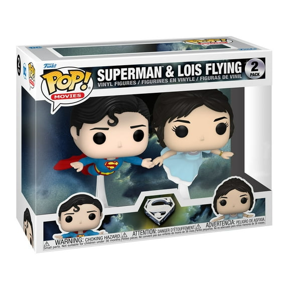 Funko POP! Movies Superman & Lois Flying 2-Pack Zavvi Exclusive