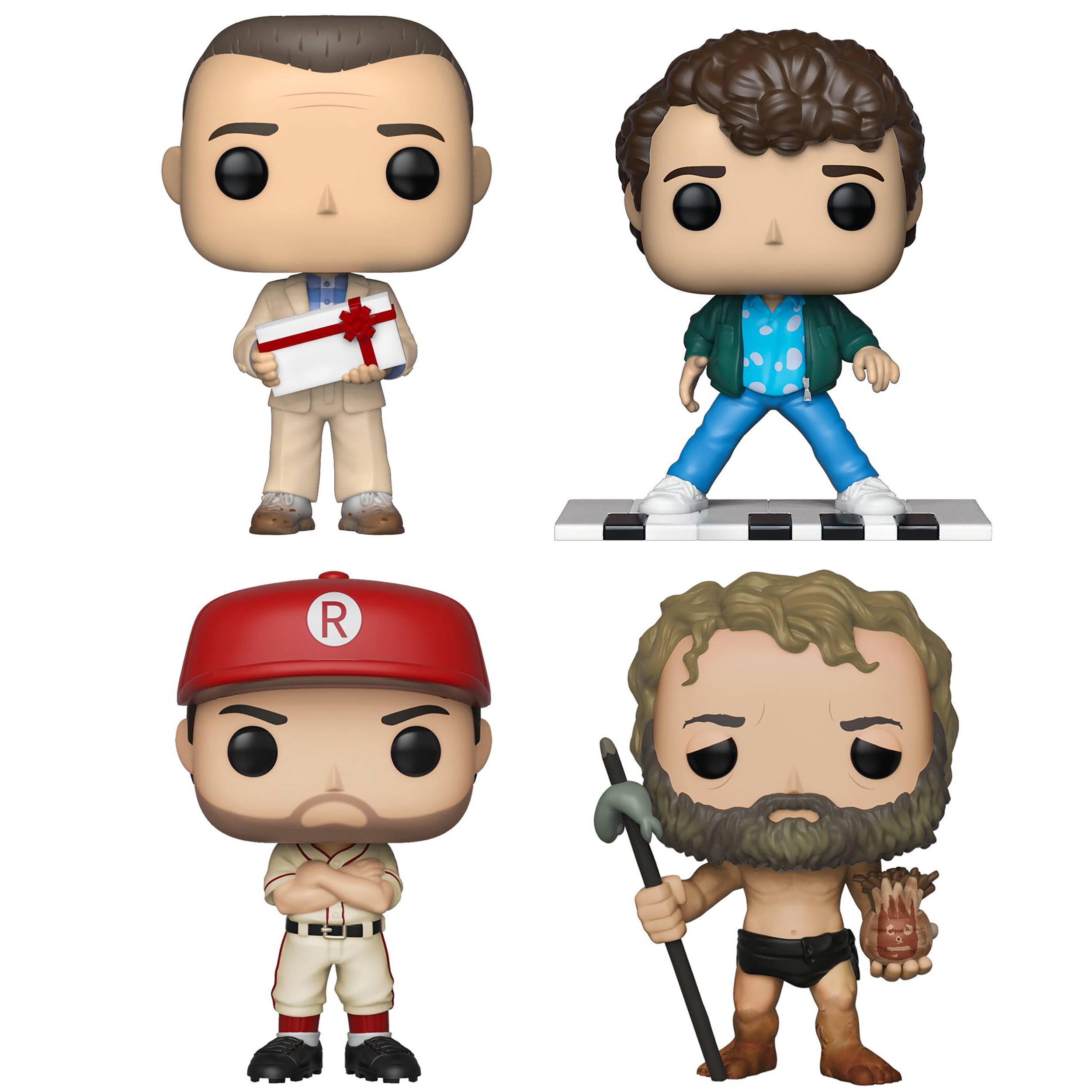 Funko POP Movies Tom Hanks Collectors Set Forest Gump with Chocolates The Movie Big Josh w Piano A League of Their Own Jimmy Castaway