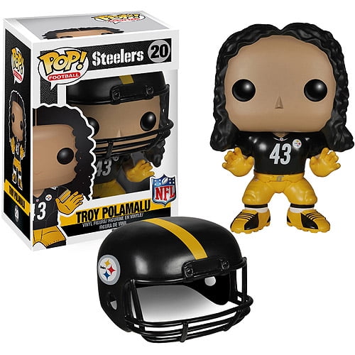 Funko POP NFL: Wave 1 - Troy Polamalu Action Figures - Walmart.com