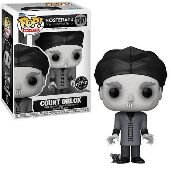 Funko POP! Nosferatu A Symphony of Terror Vinyl Figure - COUNT ORLOK [Black & White] #1267 *CHASE*