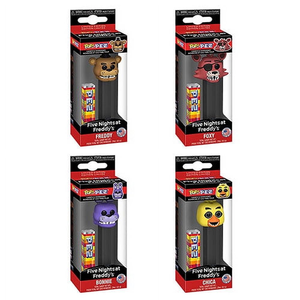 Funko Pop PEZ FREDDY, BONNIE, FOXY, CHICA Exclusive Five Nights at