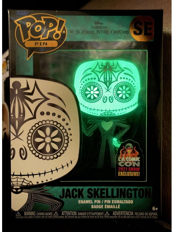 POP! Pin Disney The Nightmare Before Chistmas Jack Skellington [Glows in the Dark] Exclusive