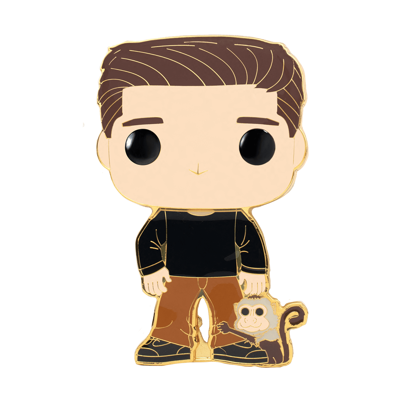 Funko POP! Pin: Friends - Ross with Monkey 