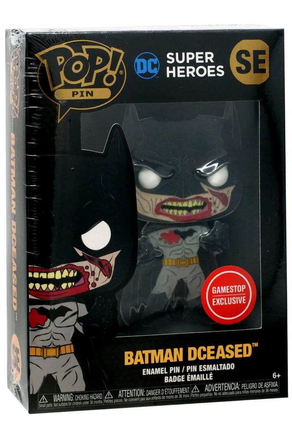 POP! Pins Batman DCeased Large Enamel Pin [Bloody] - Excluvise