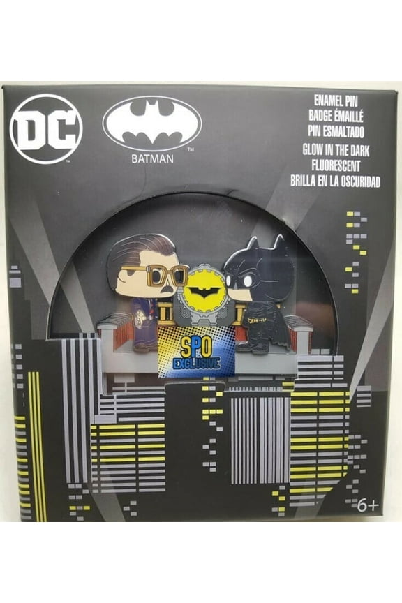 POP! Pins Batman and Commissioner Gordon with Bat Signal [Glows in the Dark] LE 1000 Exclusive