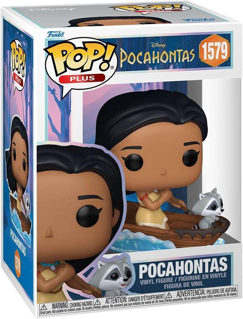 Funko POP! Plus Disney Pocahontas in Canoe with Meeko Figure #1579!