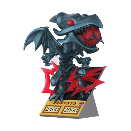 Funko POP Premium: Yu-Gi-Oh!- Red Eyes DRG (Card) Collectible Vinyl Figure