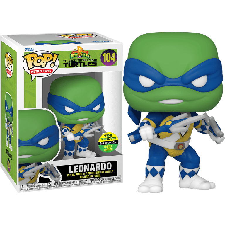 Funko POP! Retro Toys Power Rangers & TMNT Leonardo #104 Toy Tokyo