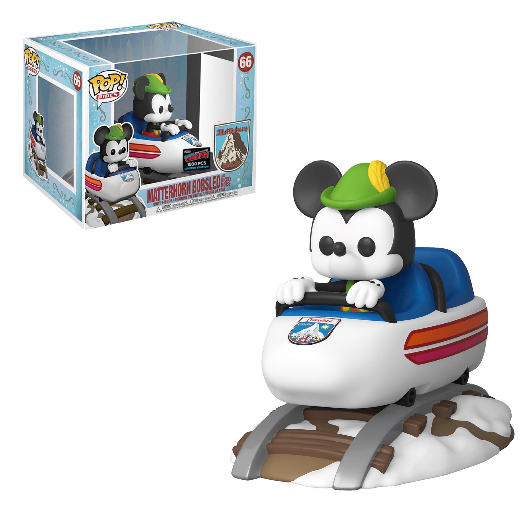 Funko POP! Rides Disney Matterhorn Bobsled and Mickey Mouse #66 LE