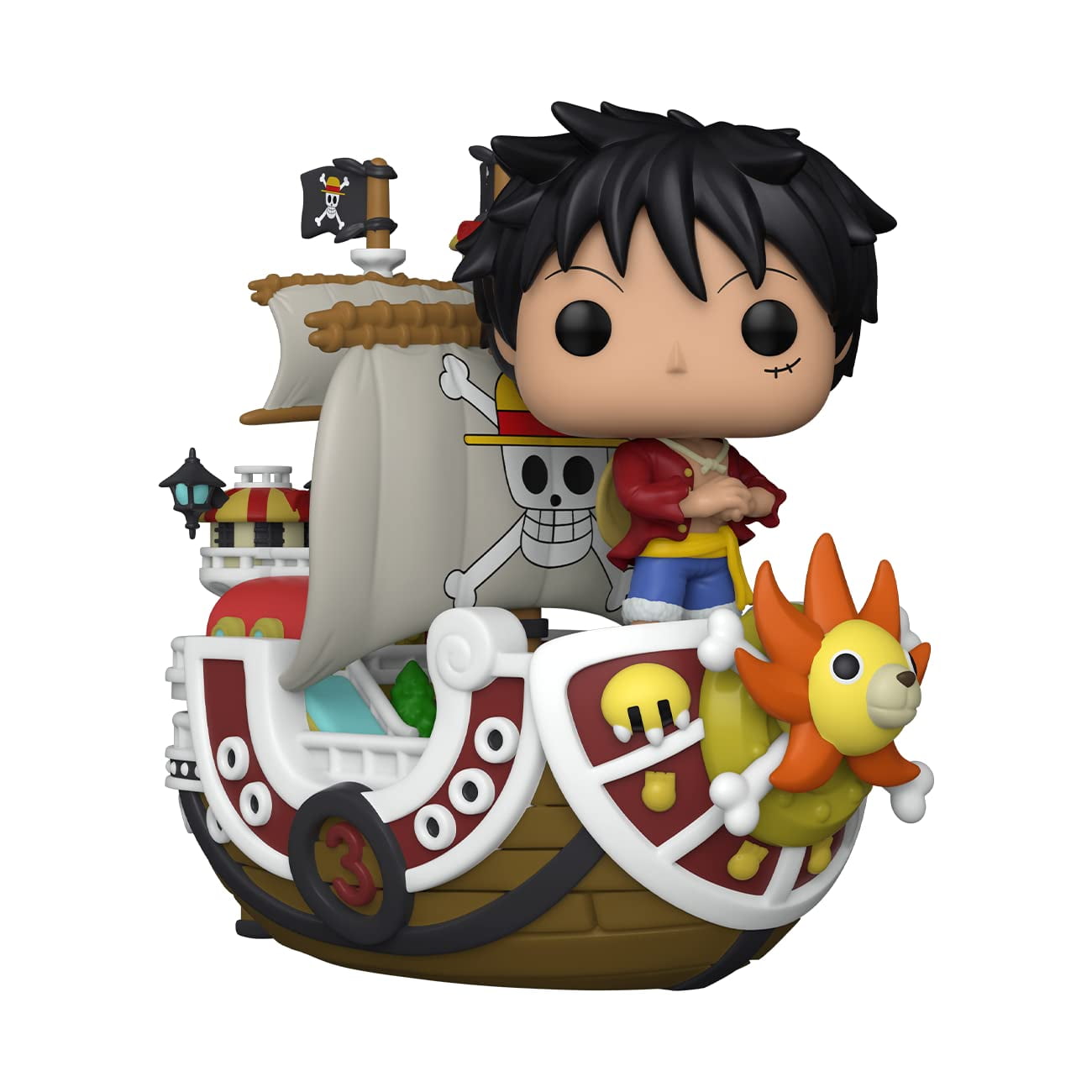ONE PIECE - 激レア限定FUNKO POP! ワンピース　ルフィ　with サウザンドサニー号 ONE PIECE - 激レア限定FUNKO POP! ワンピース ルフィ with