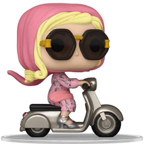 White Lotus Tanya McQuoid on Scooter Pop! Rides
