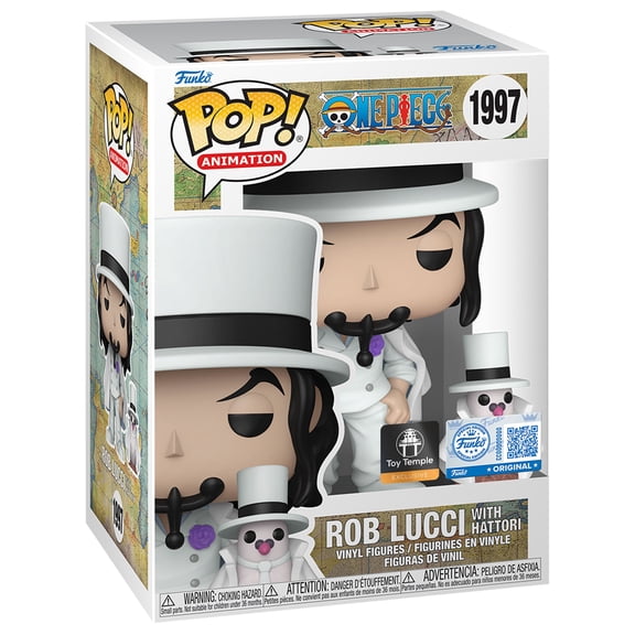 Funko Pop! & Buddy Animation: One Piece - Rob Lucci with Hattori #1997 Toy Temple Exclusive