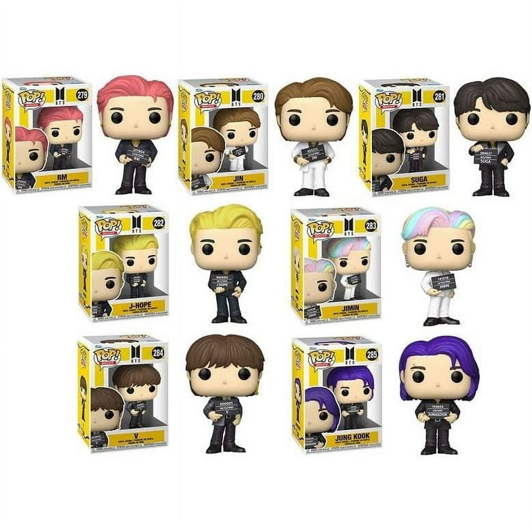  POP BTS Funko Pop BTS Butter Set of 7 Funko Pop - RM, J-Hope,  Suga, Jimin, Jin, Jung Kook, & V 7 Set (Bundled with EcoTek Protector Case  to Protect Display