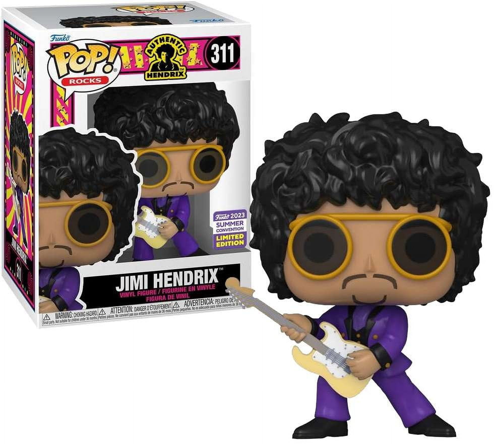 Funko POP! Rocks Jimi Hendrix Vinyl Figure (Purple Suit) - Walmart.com