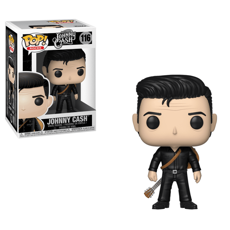 Funko POP! Rocks: Johnny Cash - Johnny Cash in Black - Walmart.com