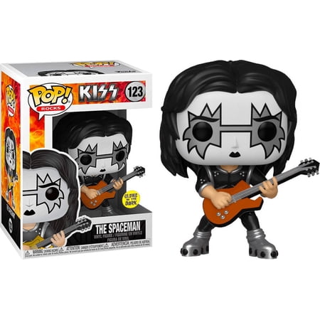 Funko POP! Rocks Kiss Spaceman #123 [Glows in the Dark]