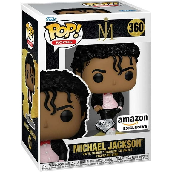 Funko POP! Rocks Michael Jackson Vinyl Figure (Billie Jean, Diamond Collection)