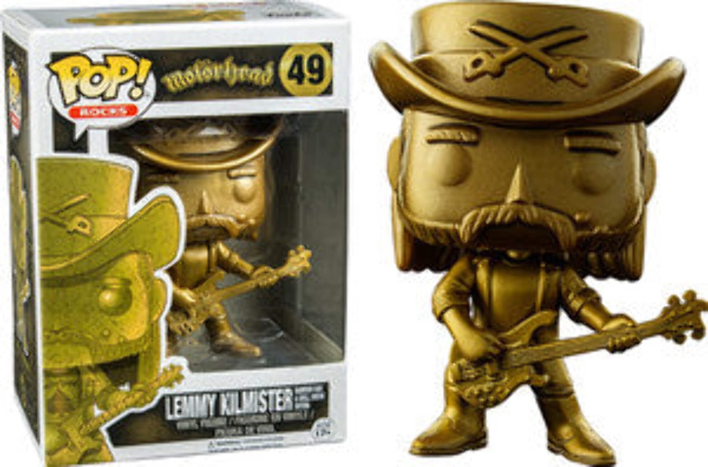 Collectible Funko POP! Rocks: Motorhead - Lemmy Kilmister [Gold] (Hot ...