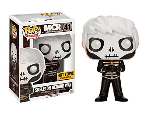 Funko POP! Rocks Skeleton Gerard Way Vinyl Figure - Walmart.com