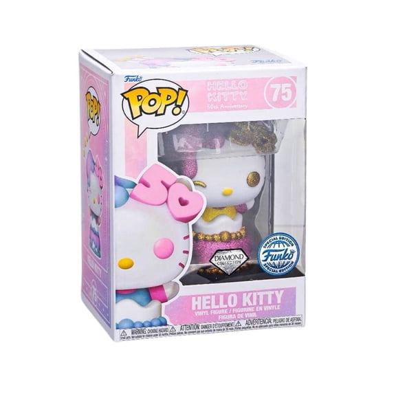 Funko POP! Sanrio Hello Kitty Vinyl Figure (Diamond Collection, Cake)