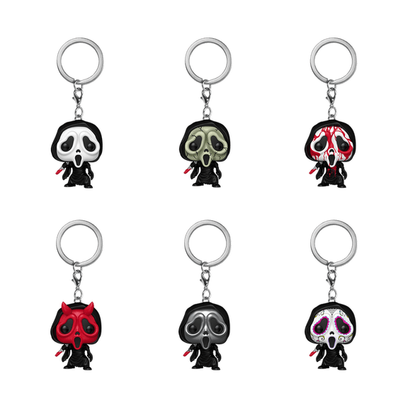Funko POP! Keychain: Scream Ghost Face Blind (One Random Mystery Mini Figure)
