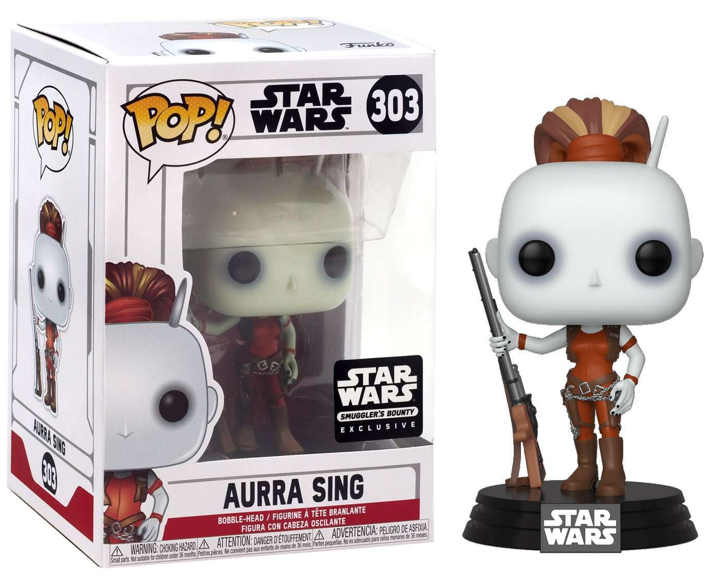 Funko POP! Star Wars Aurra Sing Vinyl Bobble Head - Walmart.com