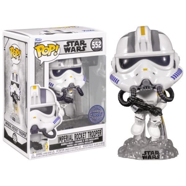 Funko POP! Star Wars Battlefront - Imperial Rocket Trooper #552 Gaming ...