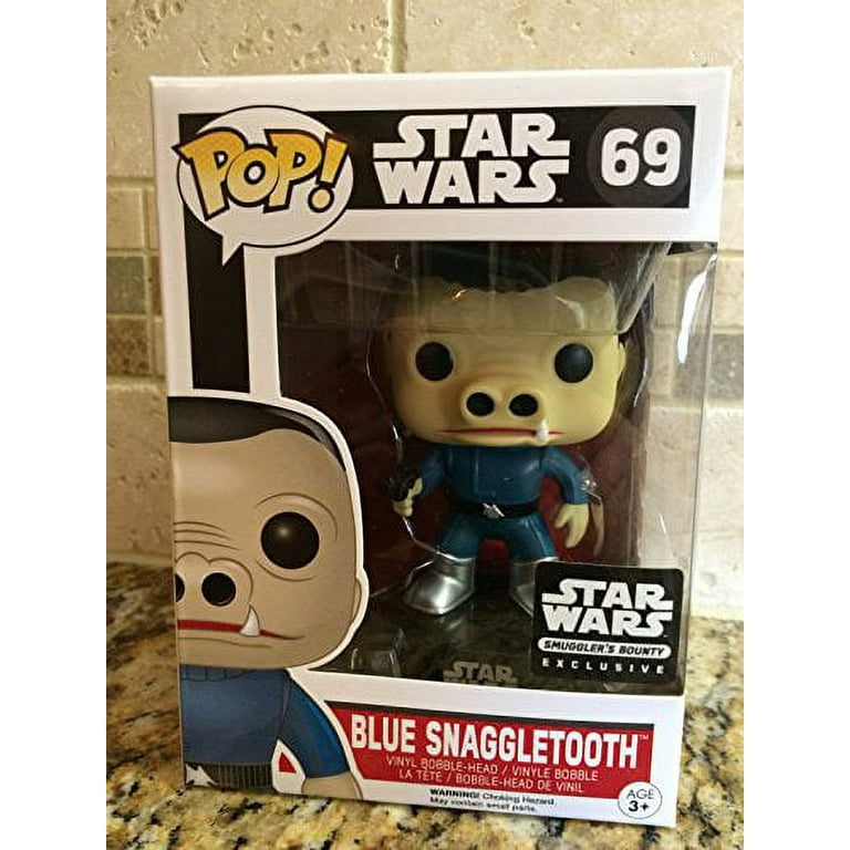 FunkoPop!69 BLUE SNAGGLE TOOTH 限定版 Funko POP! Star Wars Blue Snaggletooth Chase Smugglers