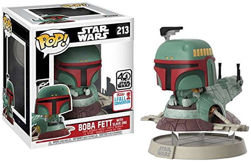 Funko POP Star Wars Boba Fett with Slave One 213 Vinyl Bobble Head
