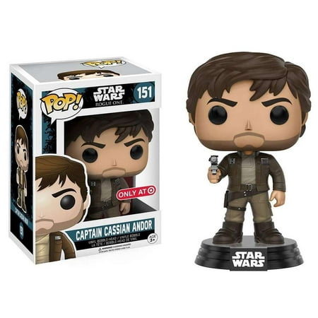 Funko POP! Star Wars Captain Cassian Andor Vinyl Bobble Head (Brown Jacket)