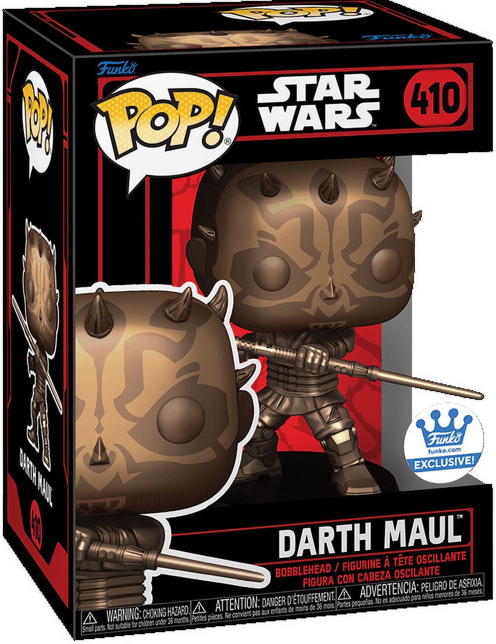 Funko POP! Star Wars - Darth Maul #410 [Bronze] Funko Shop Exclusive
