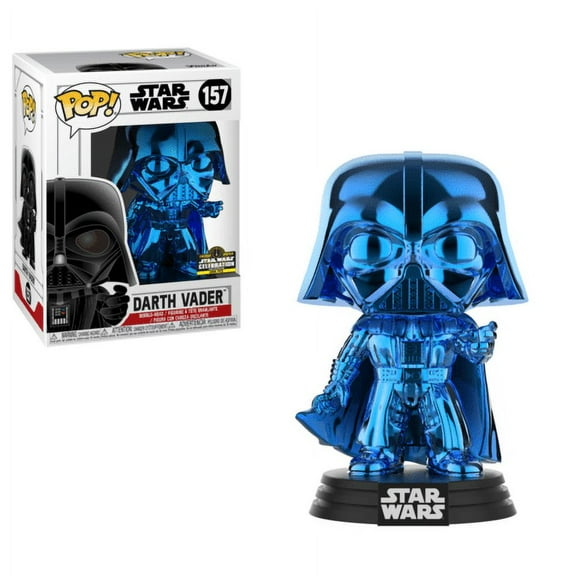 Funko POP! Star Wars Darth Vader #157 [Blue Chrome] Star Wars Celebration Exclusive