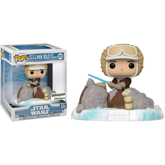 Funko POP! Star Wars Han Solo with Taun Taun Vinyl Bobble Head (Super-Sized, Battle at Echo Base #2)