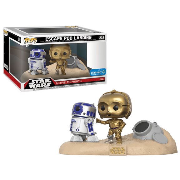 Funko POP! Star Wars: Movie Moments - R2-D2 and C-3PO Tattoine Desert