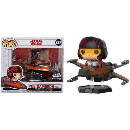 Funko POP! Star Wars Poe Dameron with X-Wing Vinyl Bobble Head