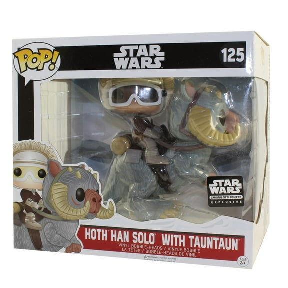 Funko POP! Star Wars Smuggler's Bounty Vinyl Bobble-Head- HOTH HAN SOLO on TAUNTAUN #125 *Exclusive*