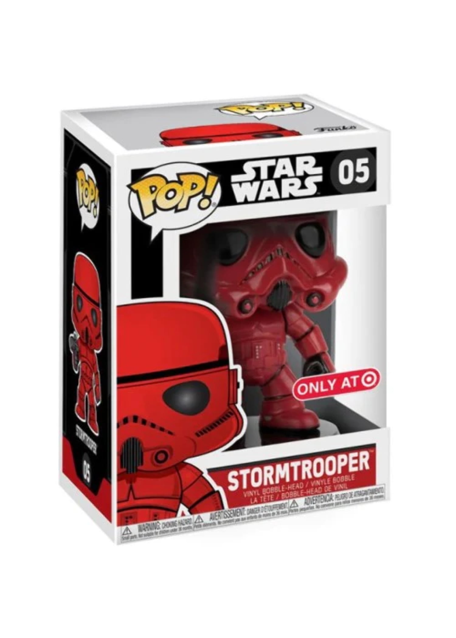 Funko POP Star Wars Stormtrooper Vinyl Bobble Head Red