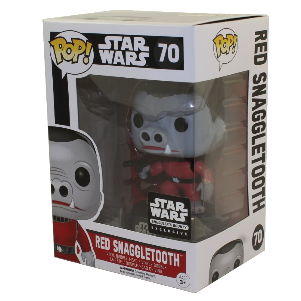 FunkoPop！70 RED SNAGGLE TOOTH 限定版 Funko Pop! Star Wars Smuggler's Bounty Red Snaggletooth #70