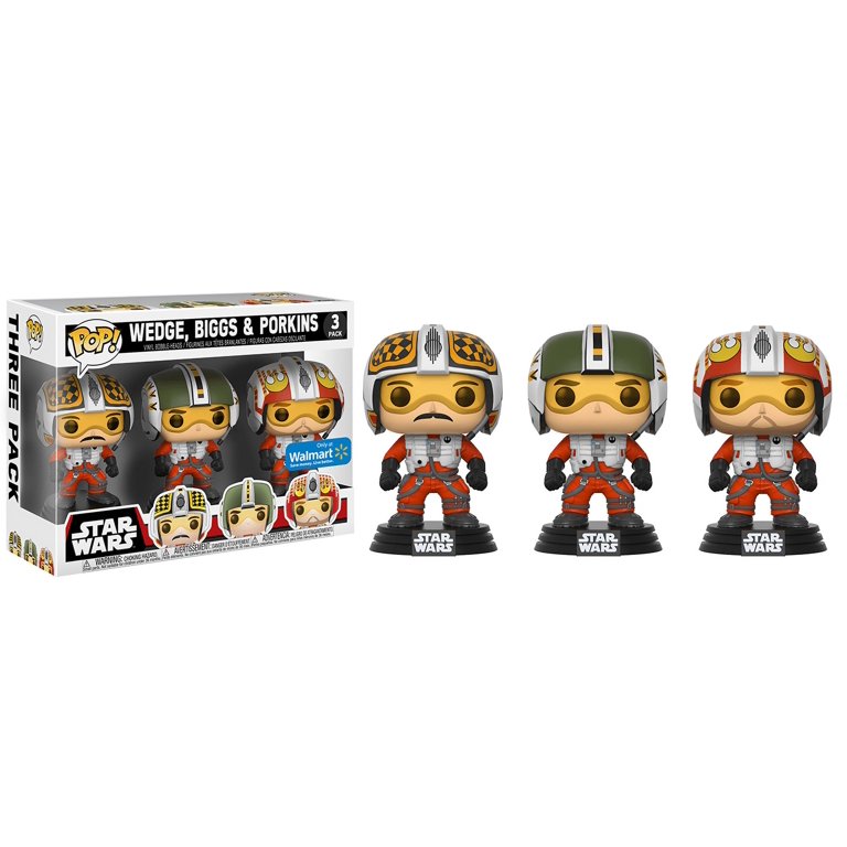 Funko POP! Star Wars: X-Wing Pilots 3-Pack - Walmart.com