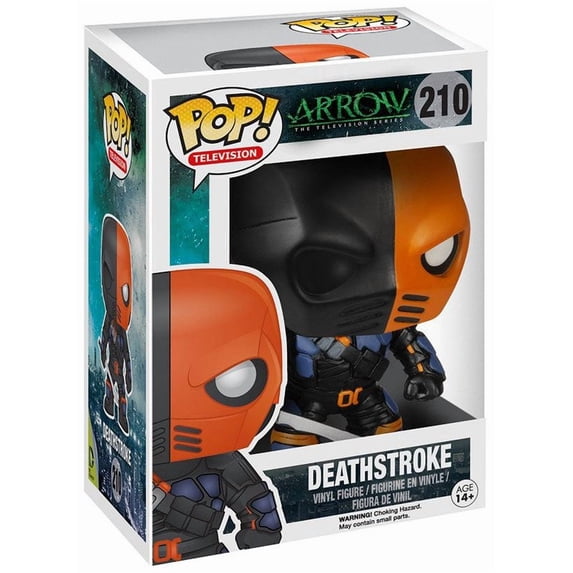 Pop! Heroes – Deathstroke Vinyl Figur – DC Comics – Ca. 10 Cm Sammlerstück Im Fensterkarton