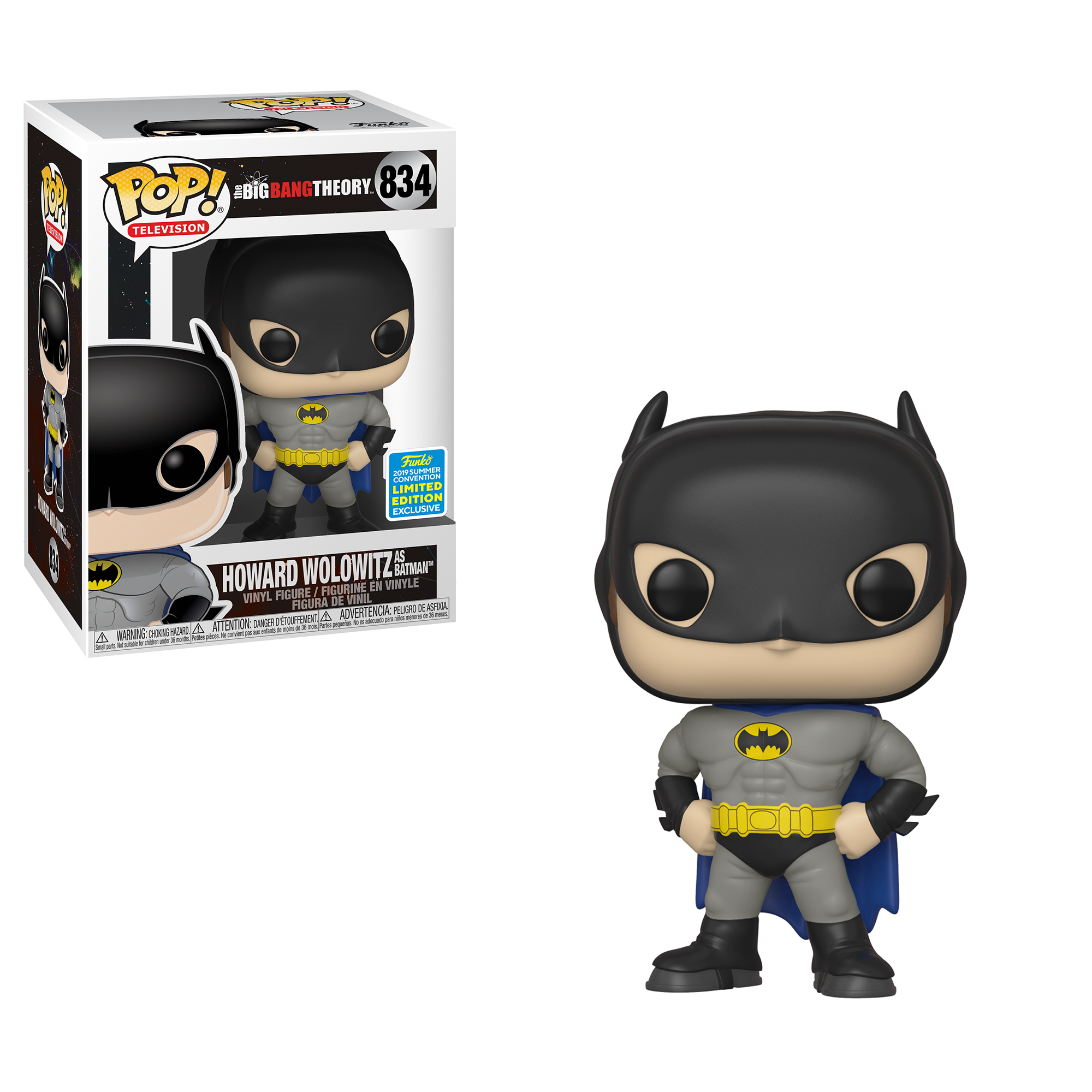 Funko POP TV: Big Bang Theory - Howard as Batman (Justice League Halloween) - Summer Convention Exclusive - image 1 of 2