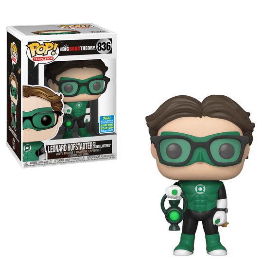 Funko POP TV: Big Bang Theory - Leonard as Green Lantern (Justice League Halloween) - Summer Convention Exclusive