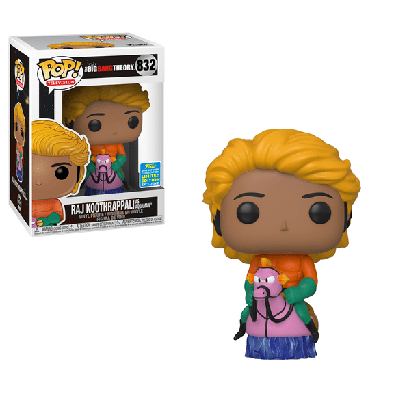Funko POP TV: Big Bang Theory - Raj as Aquaman (Justice League Halloween) - Summer Convention Exclusive