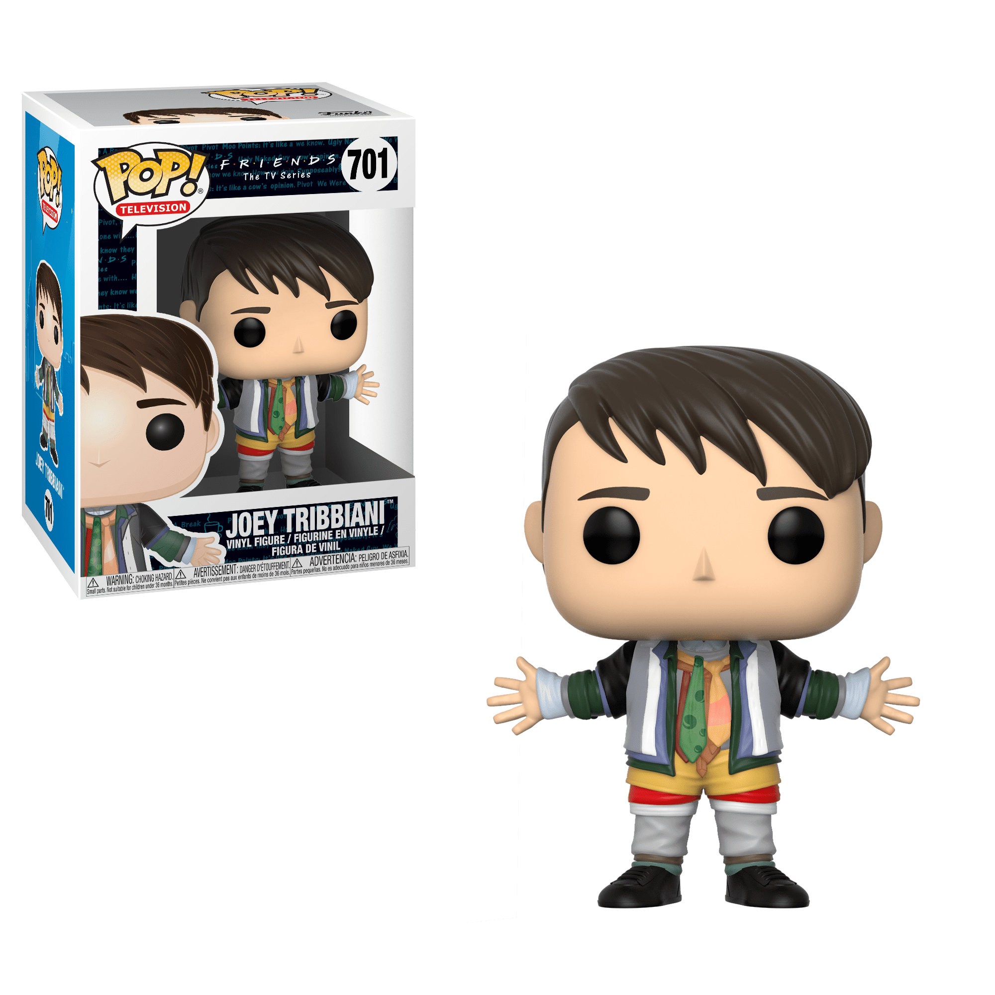 Funko POP! Television: Friends Joey Tribbiani with Pizza 3.9-in