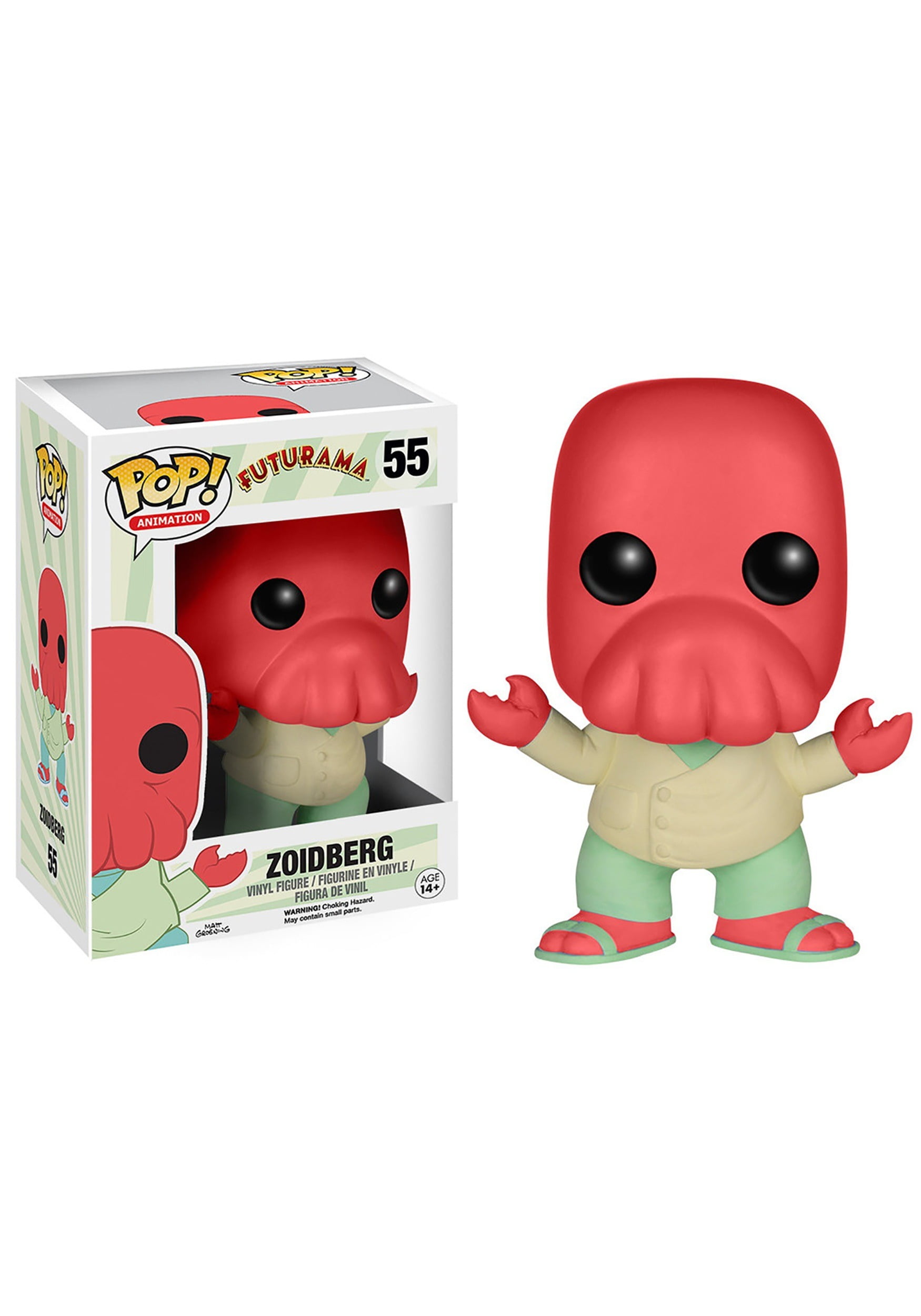 Funko POP TV Futurama Zoidberg Action Figure Walmart